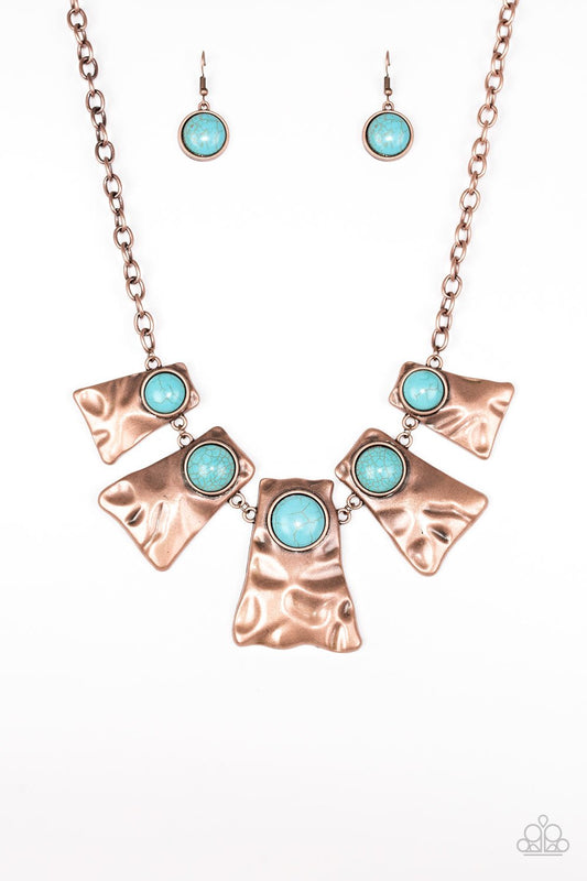 Paparazzi Necklace ~ Cougar - Copper