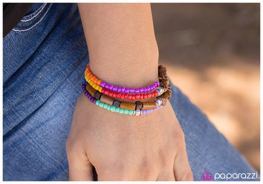 Paparazzi Bracelet ~ Both Ends Of the Spectrum - Multi