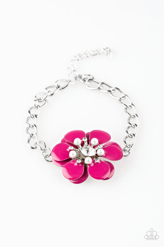 Pulsera Paparazzi ~ Princesa Polinesia - Rosa