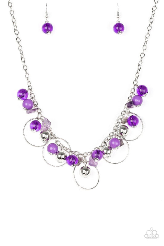 Paparazzi Necklace ~ Mountain Mosaic - Purple