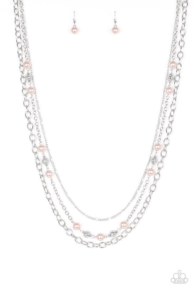 Collar Paparazzi ~ Cadencia Clásica - Marrón