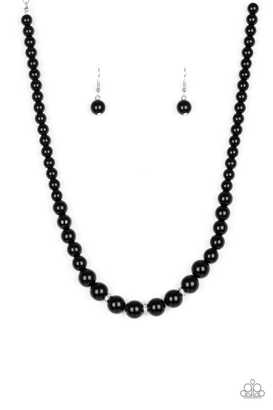 Paparazzi Necklace ~ Royal Romance - Black