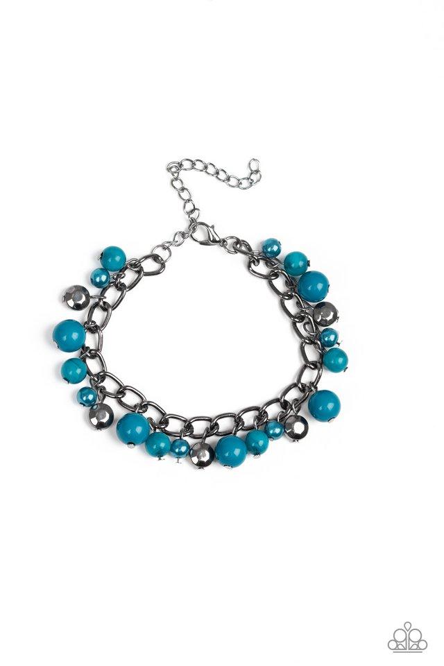 Paparazzi Bracelet ~ Hold My Drink - Blue