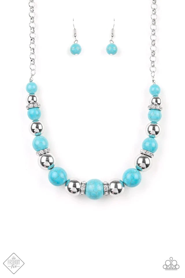 Paparazzi Necklace ~ The Ruling Class - Blue