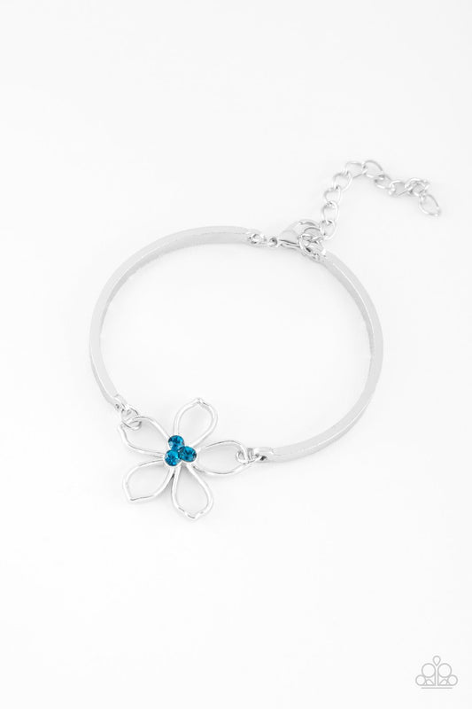 Pulsera Paparazzi ~ Hipster Hibiscus - Azul