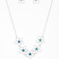 Hoppin Hibiscus - Blue - Paparazzi Necklace Image