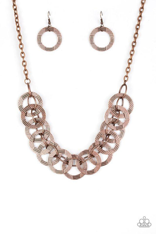 Paparazzi Necklace ~ The Main Contender - Copper