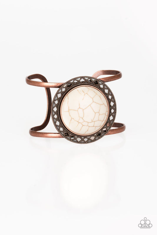 Paparazzi Bracelet ~ RODEO Rage - Copper