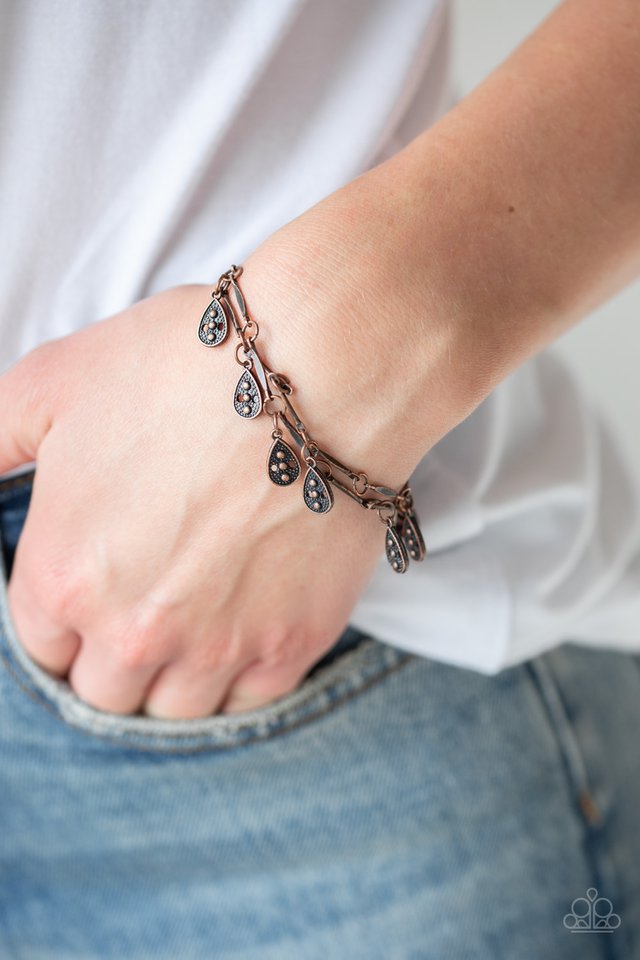 Gypsy Glee - Copper - Paparazzi Bracelet Image