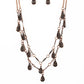 Galapagos Gypsy - Copper - Paparazzi Necklace Image