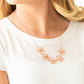 Paparazzi Necklace ~ Hoppin Hibiscus - Copper