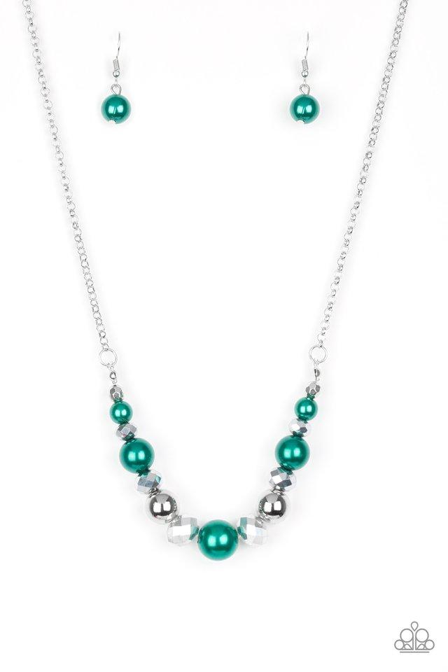 Paparazzi Necklace ~ The Big-Leaguer - Green