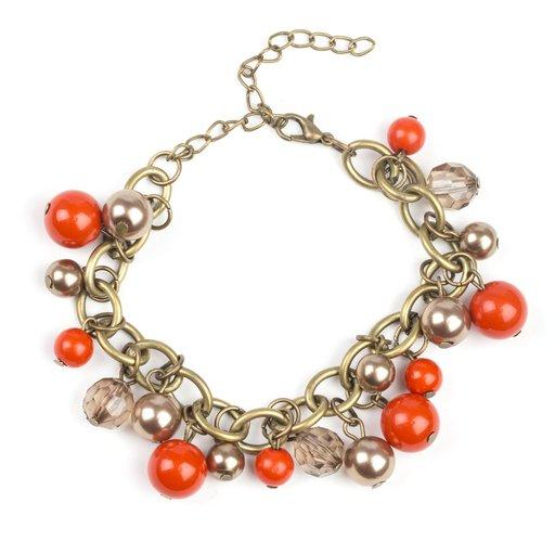 Pulsera Paparazzi ~ Coraje y glamour - Naranja