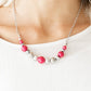 The Big-Leaguer - Pink - Paparazzi Necklace Image