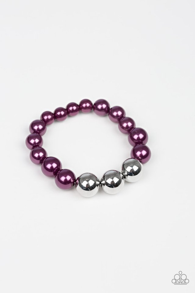 All Dressed UPTOWN - Purple - Paparazzi Bracelets Image