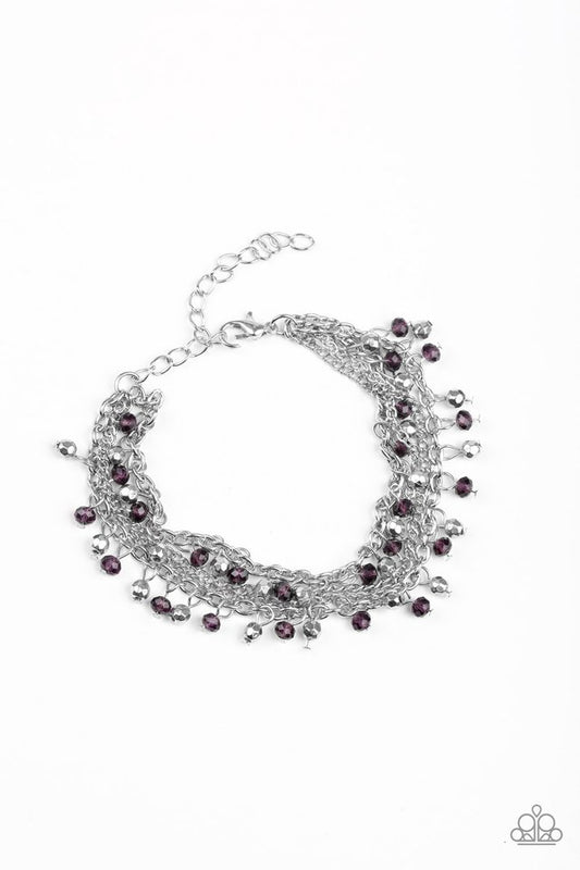 Cash Confidence - Purple - Paparazzi Bracelet Image