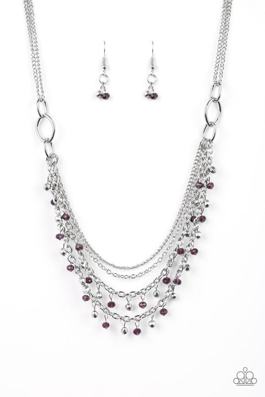 Financially Fabulous - Purple - Paparazzi Necklace Image