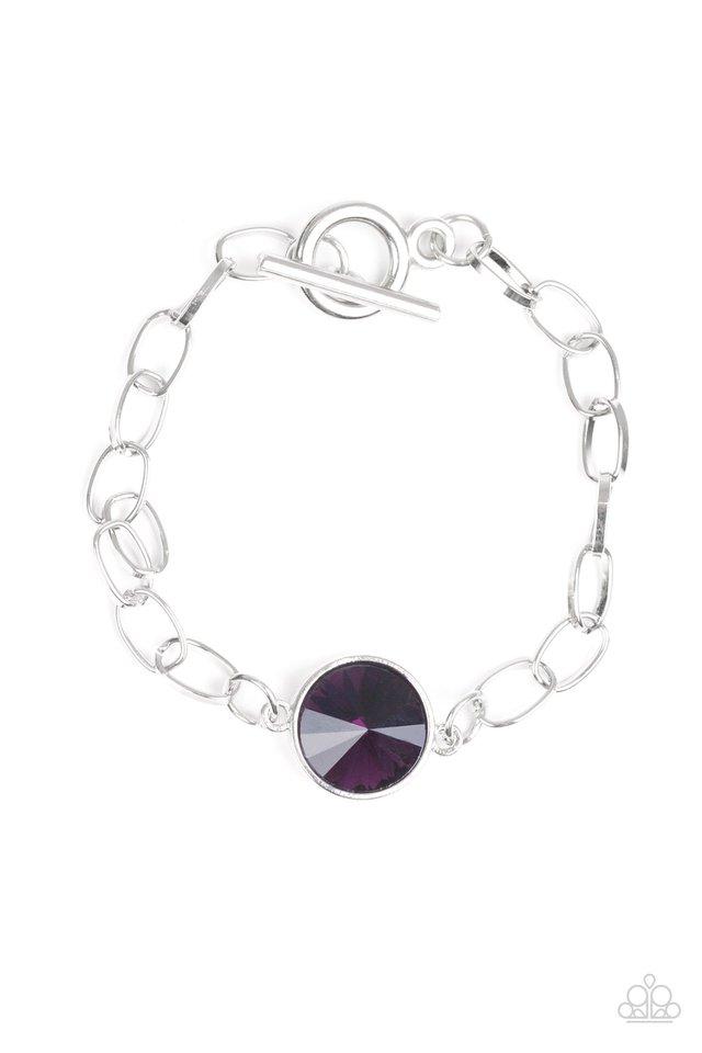 Paparazzi Bracelet ~ All Aglitter - Purple