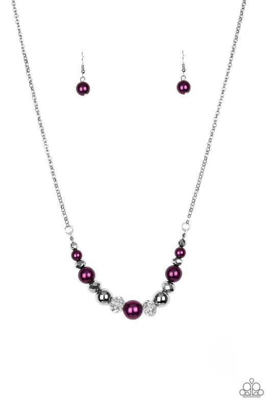 Paparazzi Necklace ~ The Big-Leaguer - Purple