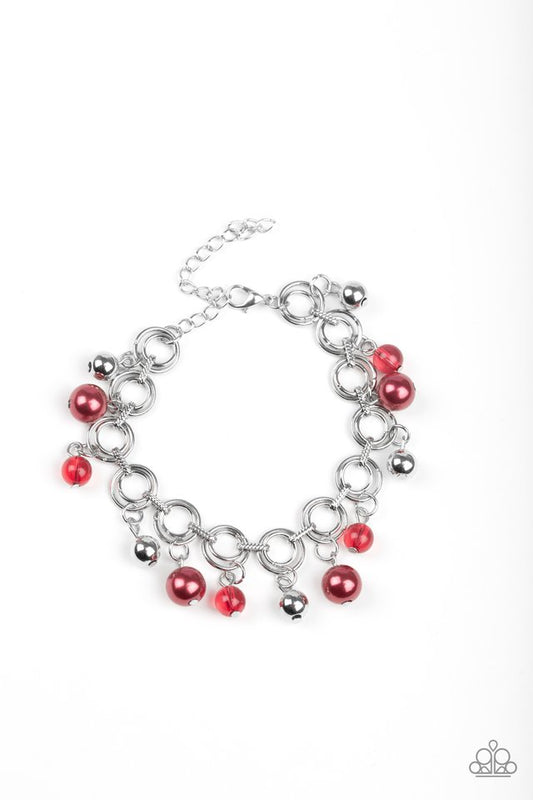 Fancy Fascination - Red - Paparazzi Bracelet Image