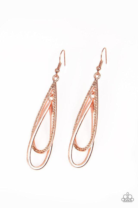 Pendiente Paparazzi ~ Spotlight Splendor - Cobre