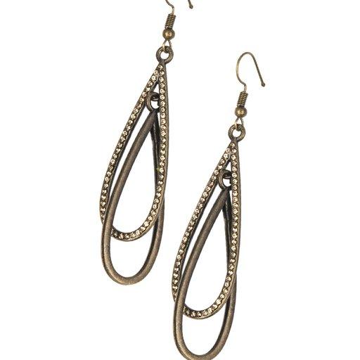 Paparazzi Earring ~ Spotlight Splendor - Brass