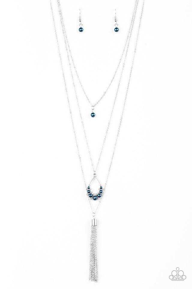 Be Fancy - Blue - Paparazzi Necklace Image