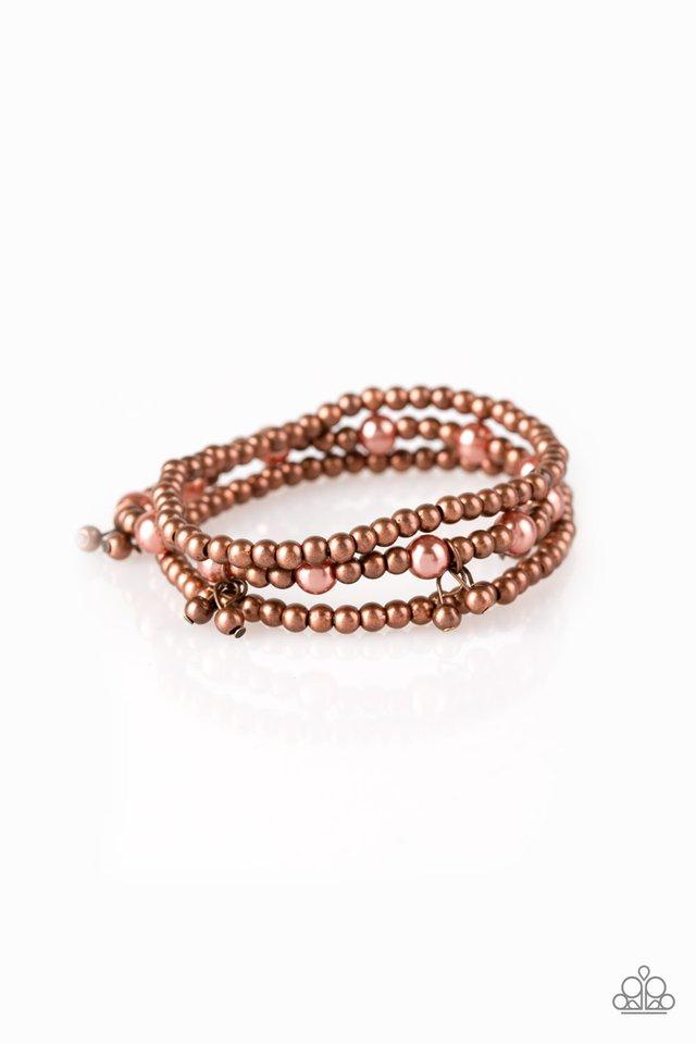 Paparazzi Bracelet ~ GRANDIOSE Slam - Copper