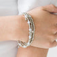 GRANDIOSE Slam - Silver - Paparazzi Bracelet Image