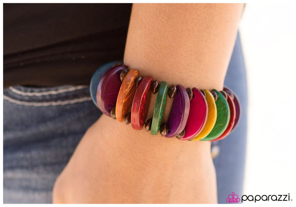 Pulsera Paparazzi ~ Días de verano - Multicolor