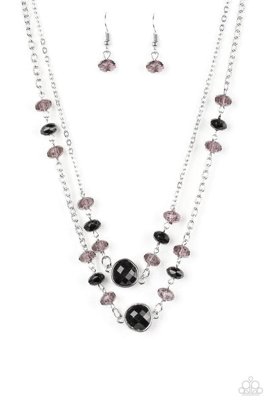 Paparazzi Necklace ~ Gala Glow - Black