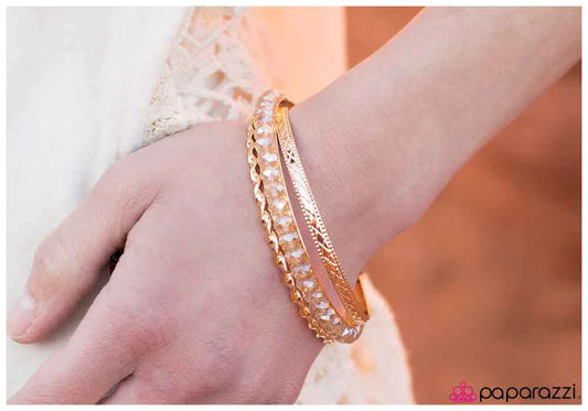 Paparazzi Bracelet ~ Above the Rest - Gold