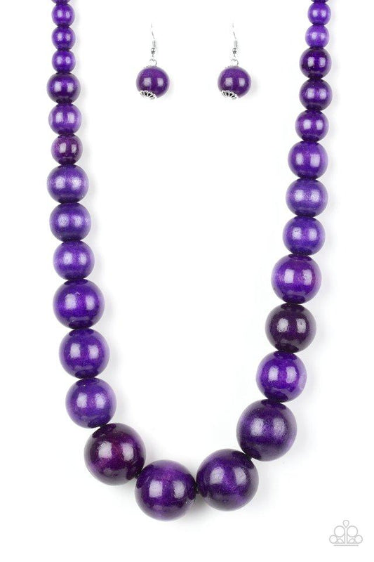 Paparazzi Necklace ~ Effortlessly Everglades - Purple