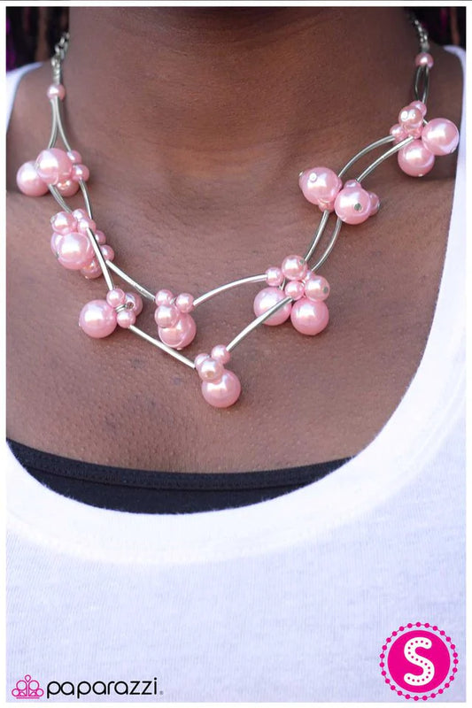 Paparazzi Necklace ~ Instant Classic - Pink