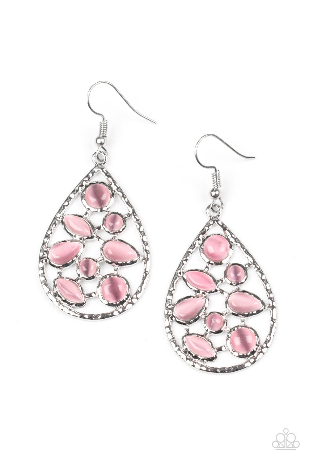 Paparazzi Earring ~ That Thing You DEW - Pink