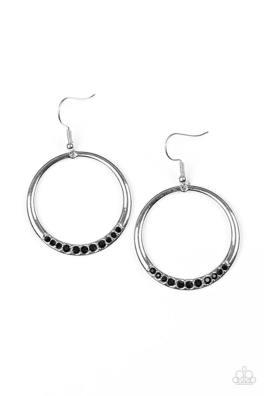 Paparazzi Earring ~ Morning Mimosas - Black