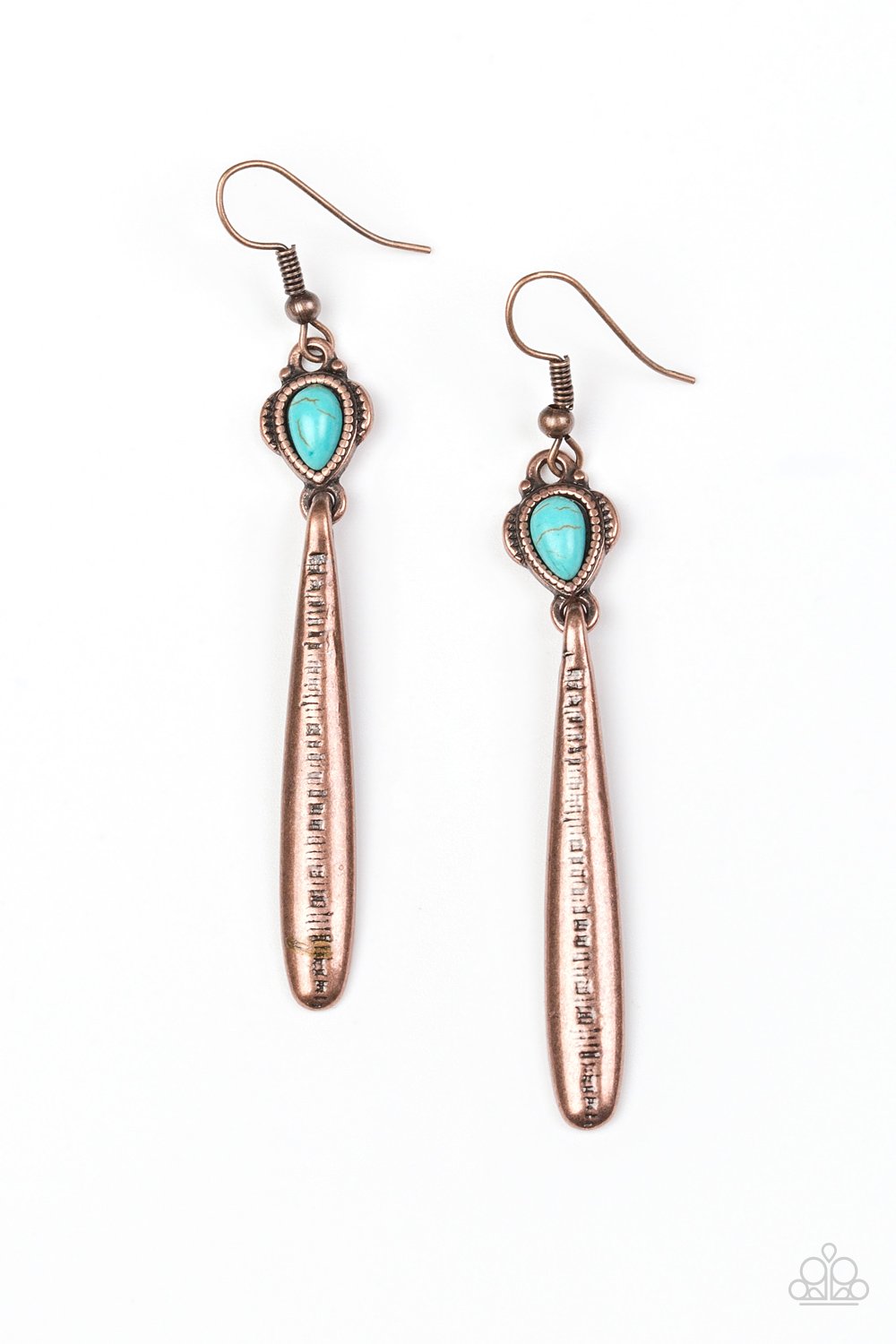 Paparazzi Earring ~ Colorfully Canyonland - Copper