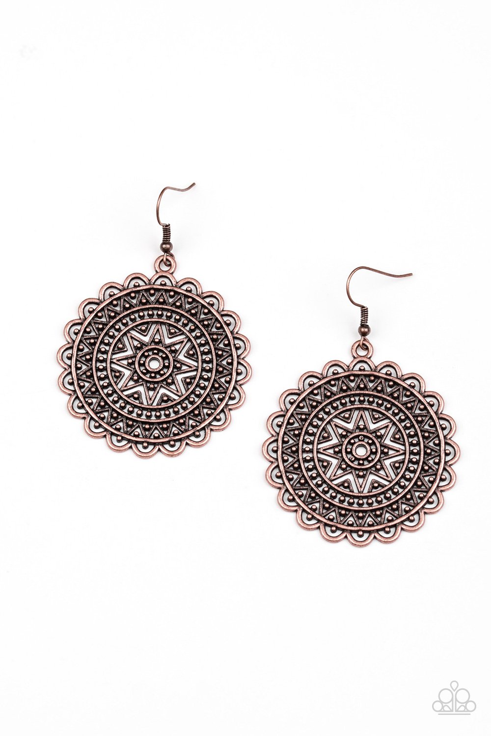 Paparazzi Earring ~ Be SOL Bold - Copper