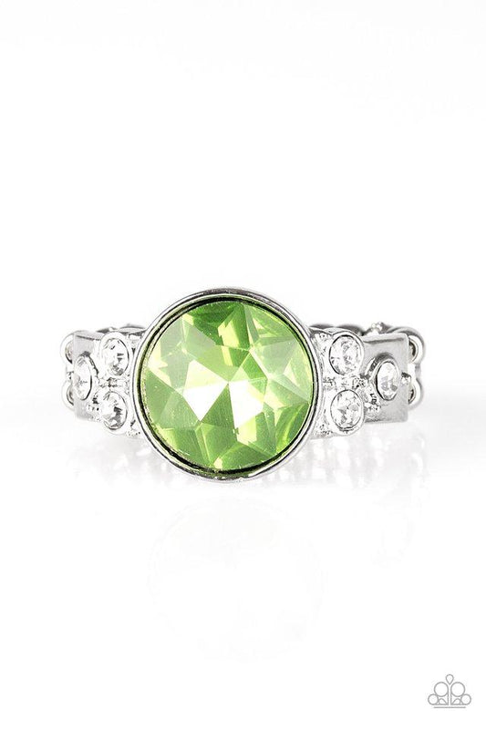 Paparazzi Ring ~ Poshly Pampered - Green