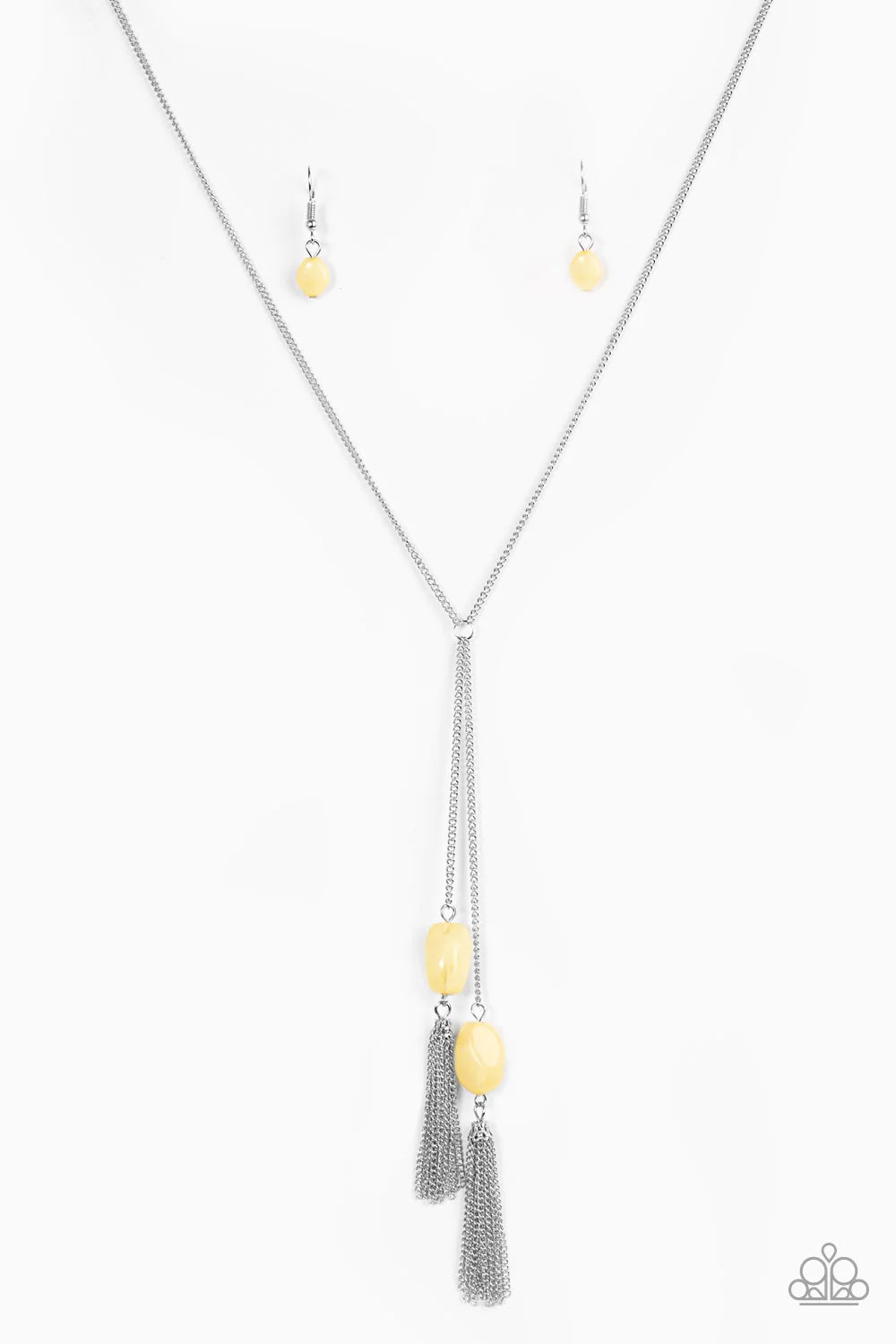 Paparazzi Necklace ~ GLOW Your Roll - Yellow