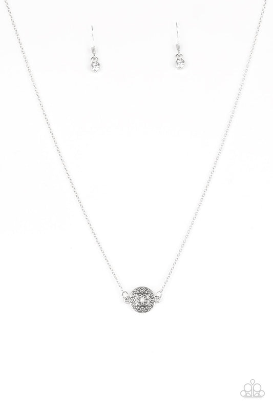 Paparazzi Necklace ~ Pristinely Pasadena - White