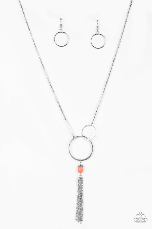 Paparazzi Necklace ~ Offshore Odyssey - Orange