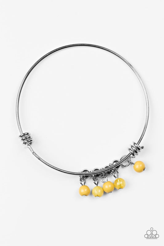 Pulsera Paparazzi ~ Todos los caminos conducen a ROAM - Amarillo