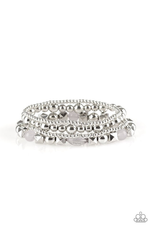 Babe-alicious - Silver - Paparazzi Bracelet Image