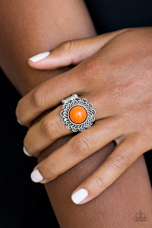 Garden Stroll - Orange - Paparazzi Ring Image