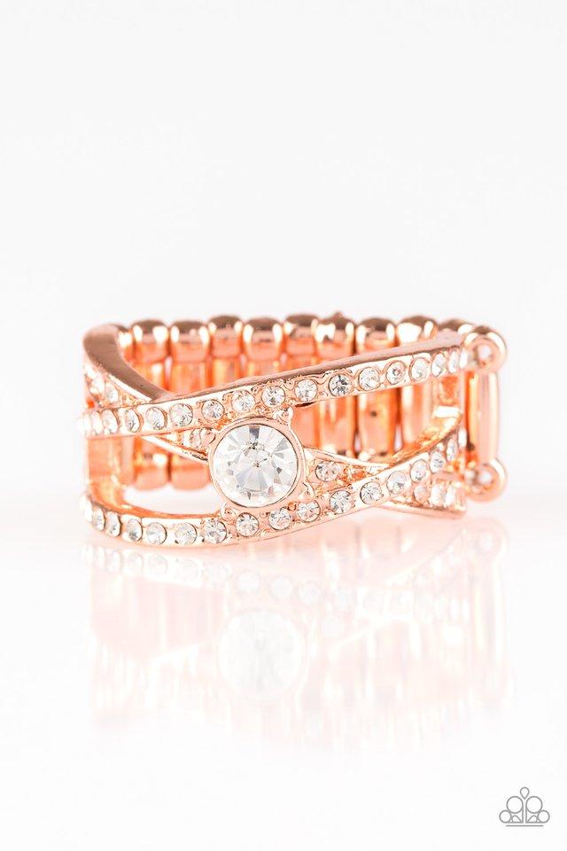 Paparazzi Ring ~ Prepare To Be Dazzled! - Copper