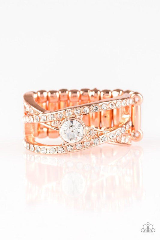 Paparazzi Ring ~ Prepare To Be Dazzled! - Copper