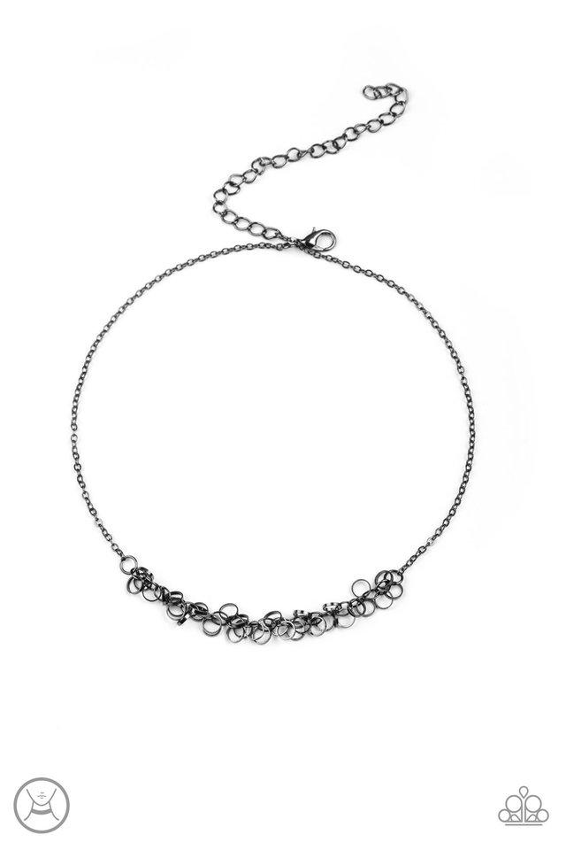 Paparazzi Necklace ~ Cat Got Your Tongue? - Black