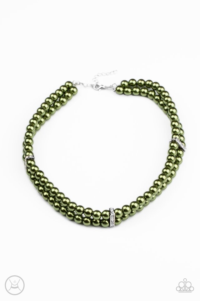 Paparazzi Necklace ~ Put On Your Party Dress - Green Paparazzi Necklace ~ Put On Your Party Dress - Green