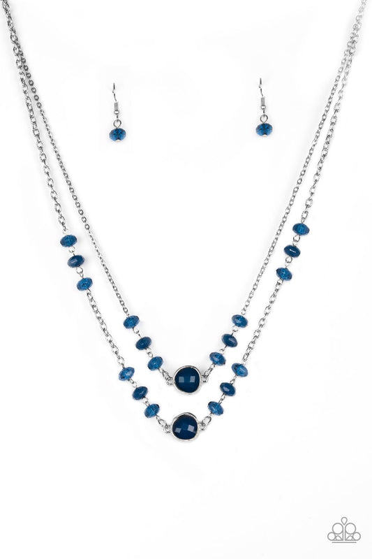 Paparazzi Necklace ~ Gala Glow - Blue